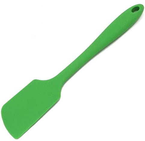 Chef Craft 13365 Premium Silicone Angled Spatula, Green