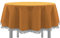 EXKLUSIV HEIMTEXTIL Gartentischdecke mit Fransen Tischdecke rund oval eckig Classic 160 cm rund orange