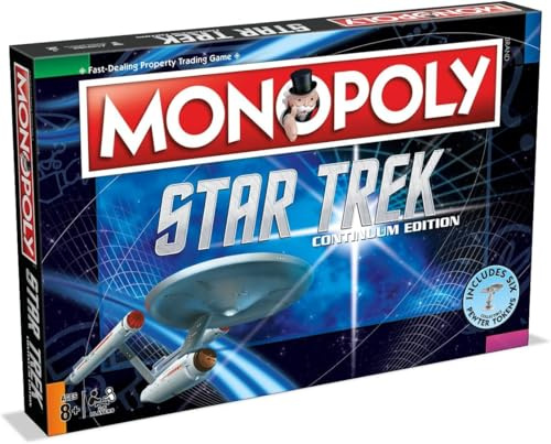 Winning Moves Star Trek 2017 Monopoly Continuum Edition Property Trading Board Game - 6 Players, Ages 12+