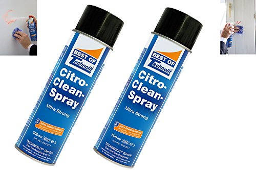 Technolit 2x 500 ml Citro-Clean-Spray Ultra-Strong mit Kaiserrein Bio Reiniger 50 ml