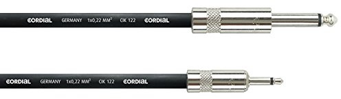 CORDIAL Kabel patch modularer jack/minijack mono 2 m Kabel AUDIO Select Mini-jack mono