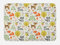 Lunarable Badematte mit Tiermotiv, Waldtiere, Bäume, Vögel, Eulen, Fuchs, Hase, Hirsch, Waschbär, Pilz, Plüsch-Badezimmer-Dekor-Matte mit rutschfester Unterseite, 74 x 44 cm, mehrfarbig