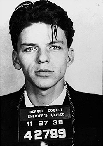 BDP Celebrities Frank Sinatra Mugshot Portrait LARGE A1 Size 23x33 ONE PIECE NOT SECTIONS Poster! **UK SELLER - SAME DAY SHIPPING**