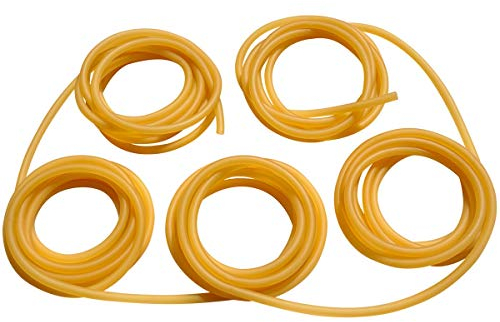 GM&BW 10m, 1.7X4.5mm Gummi Steinschleuder- Elastischer Naturlatexschlauch mit Einer Bruchdehnung von 700% - Zur Herstellung eines professionellen Zwille Schleuder den Wettkampf oder Ersatz