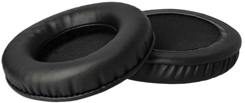 vhbw 2X Ohrpolster kompatibel mit Medion Erazer Gaming Headset MD 86322 Kopfhörer Headset, Polyurethan Schwarz