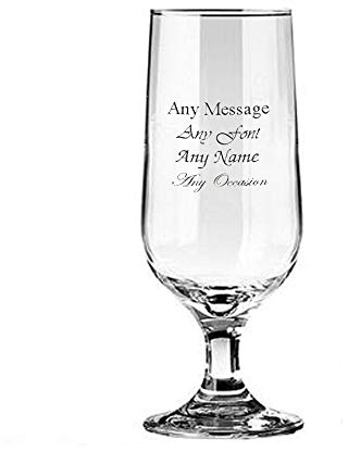 ukgiftstoreonline Personalised Engraved Beer Goblet Wedding Birthday Best Man Usher Godfather