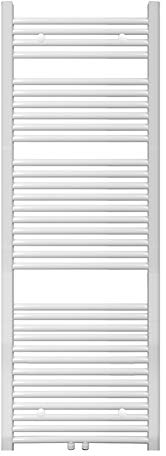 S SIENOC radiateur de salle de bain 600 x 1600 mm Blanc raccordement central radiateur sèche-serviettes