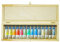 Krevo Art Rosa Gallery Aquarellfarben in Tuben, Künstlerqualität, 14 Farben a 10ml, Natürliche Inhaltsstoffe, Aquarell-Set in Holzschachtel