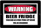 Funny Sarcastic Metal Tin Beer Sign Wall Décor Man Cave Bar Mancave Warning Beer Fridge