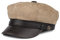 Jaxon & James Rebel Motorcycle Cap - Britisches Hellbraun - M