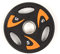 Phoenix Fitness Olympic Weight Plate - Rubber Coated Tri Grip Radial Plate for Weight & Strength Training - Great for Barbell & Dumbbell Bars - Ideal for Home, Gym & Studio - Sold as Singles, 5kg