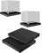 2er-Pack für 20,3 - 25,4 cm Studio-Monitor, Geräuschisolierung, Subwoofer-Plattform-Lautsprecher-Erhöhung, 3-lagiger Akustikständer, Schaumstoff, Stereo, Vibrationsisolierung, Stabilisator-Basis (39,9