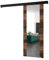 ABIKSMEBLE Salwador 2 Système de Porte Coulissante avec Un Cache Rail et Miroir - Portes Coulissantes Murales Intérieures - Construction Solide - 90 x 204 cm - Old Style