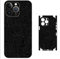 TF Skins Protector de pantalla para iPhone 13 Pro, para la parte trasera y los lados en aspecto elegante, incluye protección contra arañazos (PCB)