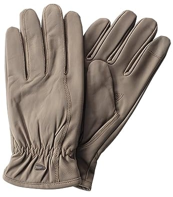 camel active Herren Lederhandschuhe mit Touchscreen Funktion Schwarz, menswear-L