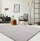 the carpet Relax Moderner Flauschiger Kurzflor Teppich, Anti-Rutsch Unterseite, Waschbar bis 30 Grad, Super Soft, Felloptik, Sand, 80 x 300 cm