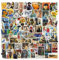 100pcs Klassische Kunstaufkleber Retro -ölmalereistil Aufkleber Berühmte Gemälde Skulpturen Wasserdichtes Vinylaufkleber Für Laptop -Skateboard -gepäck