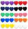 PYJLBX Magnete für Magnettafel, 30 Stück 10 Farben Magnet Magnete Stark Kühlschrankmagnete Bunt Magnets Kühlschrank Magnete Mini Magnete Klein Whiteboard Magnete Magneten für Tafel Foto Pinnwand (Herz