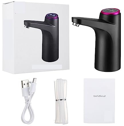 Instant Hot Water Dispenser Portable Automatic Water Dispenser Electric Water Pump Button Control USB Charge Drink Dispenser For Kitchen Office Outdoor with Premium Filtration