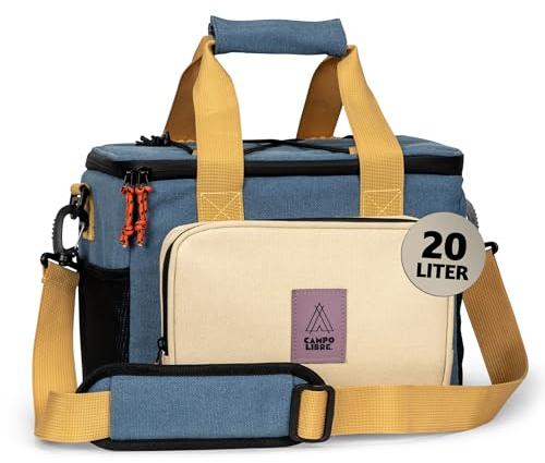 Campo Libre. Hulk I Premium Camping Kühltasche 30l (28+2) I Kühltasche klein mit Wasserdichten Reißverschlüssen I unsere Kühltaschen sind faltbar I hochqualitative Thermotasche in beliebter Größe