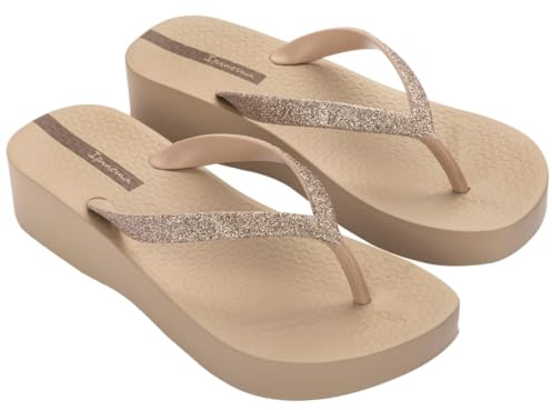 Ipanema MESH CHIC PLAT FEM ZEPPA BD734 - BEIGE GLITTER BEIGE 35.5