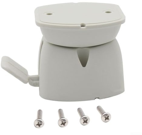 Door Retainer Catch, Caravan Door Retainer Catch Holder Nylon Door Stop Lever for Campervans Motorhomes Trailers (1PC White)