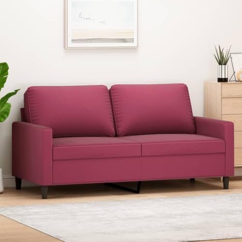 Gecheer Poltrona,Moderna,Divano Singolo,da Salotto,in Velluto,Rosso Vino,158x77x80 cm,Poltrona Camera da Letto,Poltrona da TV,Poltrona in Velluto,Poltrona Moderna,Poltrona per Soggiorno
