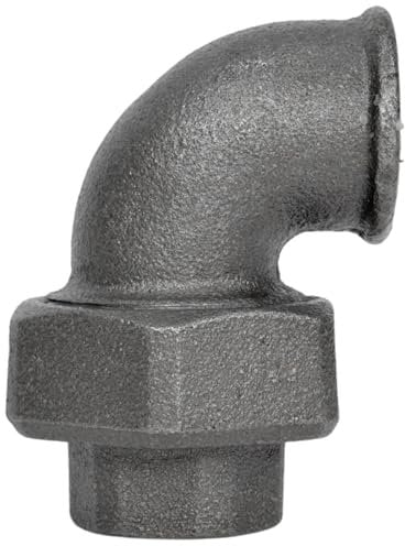 Home Invasion - Coude Union - Fonte Noire - F/F - Fileté - 1/2'' - 15x21 mm