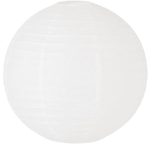 ValueLights | Small 30cm Easy Fit White Paper Globe Ceiling Pendant Light Shade Living Room Bedroom Lampshade | Ceiling Lights, Home Décor & Improvement Essential
