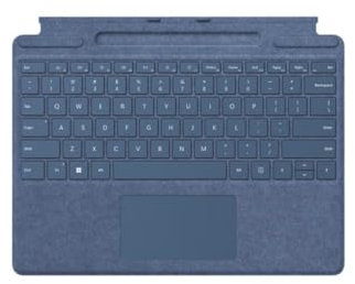 Microsoft Surface Pro Signature Keyboard With Pen Slot, Sapphire UK layout compatible with surface Pro X, 8, 9 and 11