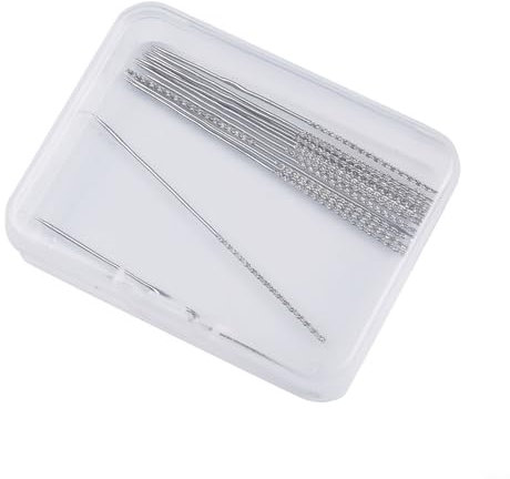 Entgoinggo 15 Stück Snag Repair Nadel, Reparatur von gewebten und Strickwerkzeugen, DIY Handwerk Nähen Nähen Nadel für gewebte Strickkleidung Fixierer