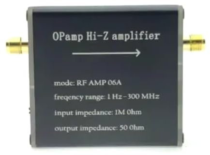 Puleuroy Hi-Z Amplifier AMP 06A 1Hz-300MHZ 50 Ohm High Impedance Amplifier