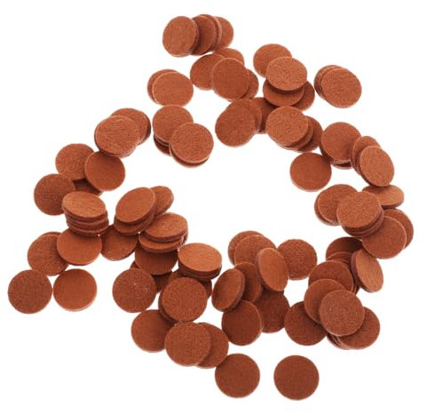 Ipetboom 100stücke Diffusor-ölpads Rund Aus Baumwolle Ersatz-aroma-pads Für Auto-diffusor Und Kompakt Für Ätherische Öle Duftanhänger Nachfüllset