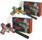 Set of 2x Water Bullet Gel Blaster Toy Guns, Fully Automatic 18-20m Range, Electric Rapid Fire USB Rechargeable, Eco-Friendly Water Based Ammo + 10,000 Rounds Black Urban & Yellow Graffiti