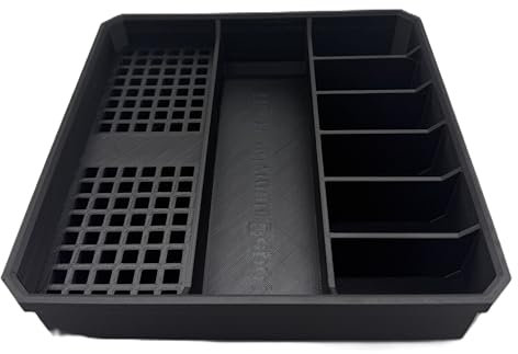 Packout Insert to Suit Driver Bits, Drill & Accessories – Compatible with Milwaukee 48228435 Packout Compact Organizer (Black, Grey, Red) – Insert Only (Black)