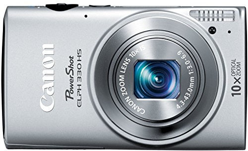 Canon PowerShot ELPH 330 HS Compact 12.1MP 1/2.3 CMOS 4000 x 3000pixels Silver - Digital Cameras (Renewed)
