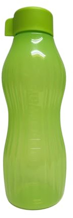 Tupperware to Go Eco Easy Borraccia con chiusura a clip Flip Top Xtrem Aquadrop (880 ml verde fluo)