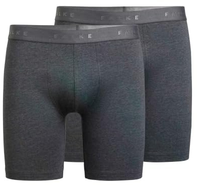 FALKE Herren Daily Comfort Long Leg 2-Pack Boxershorts bequeme Unterhose hautfreundlich mit Stretch und elastischem Gummibund im Multipack schnelltrocknende atmungsaktive nachhaltige Baumwolle 2 Stück