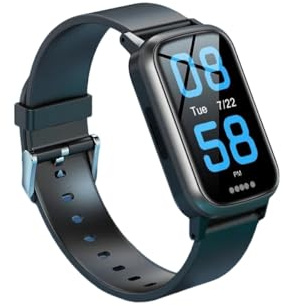 GPS-Smartwatch NC92S mit Sturzerkennung und Vitalfunktionen in schwarz