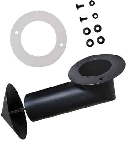 Pelletgrills Räucherstapel Rauchrohr Edelstahl Grills Stapel Schornstein für Grill Smoker Herd Edelstahl Grillstapel Schornstein