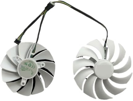 Laptop parts For Zotac for RTX 3060 Ti AMP White 3070 Twin Edge Video card cooling fan 88MM/100MM GPU Fan(Blue)