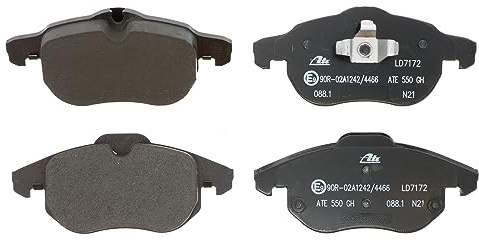 ATE 13.0470-7172.2 Bremsbelagsatz, Scheibenbremse | Kompatibel mit: FIAT CROMA, CROMA Kasten/Kombi, OPEL ASTRA H, ASTRA H GTC, SIGNUM CC, VECTRA C, VECTRA C Caravan, VECTRA C CC