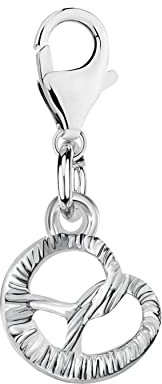 ANDANTE Silber CHARM Anhänger Brezel + Organzasäckchen