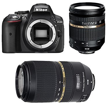 Nikon D5300 + TAMRON 17-50 VC + TAMRON 70-300 VC