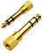 Mobi Lock 2 Piezas 6,35 mm Conector a 3,5 mm Toma - Adaptador Jack de Audio Estéreo de 1/4 a 1/8 de Pulgada - Conecta Dispositivos con Puerto de 6,35 mm a Equipos de Audio de 3,5 mm