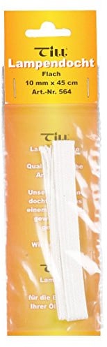 Lampendocht flach 10mm x 45cm