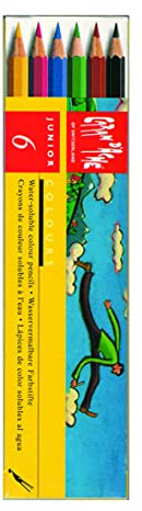 6 color set paper box 1282-406 Caran d'Ache colored pencil Jr (japan import)
