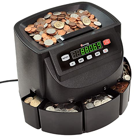 Cassida C200CAD Canadian Coin Sorter, Counter and Roller