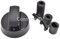 Electruepart universel Noir Boutons de contrôle pour fours, cuisinières et plaques (lot de 6)