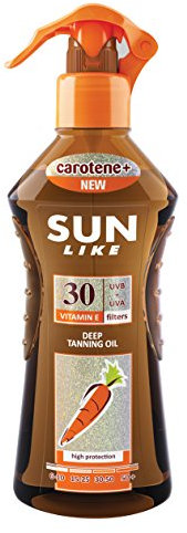 Sunlike Bräunungsbeschleuniger Öl mit Carrot SPF 30 Sprayer 200 ml